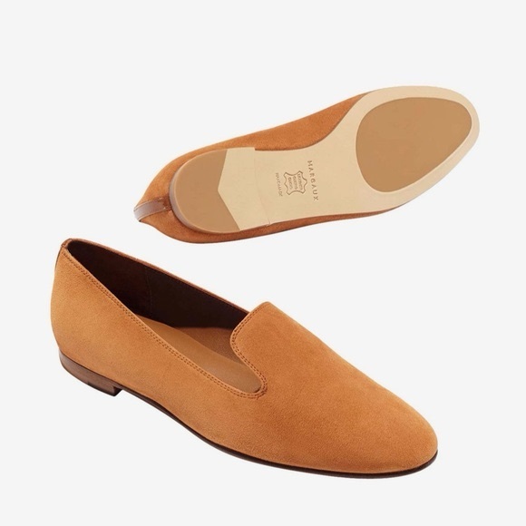 Margaux Womens Tan Camel Suede Slip-Ons Loafers 41.5 - Picture 2 of 16